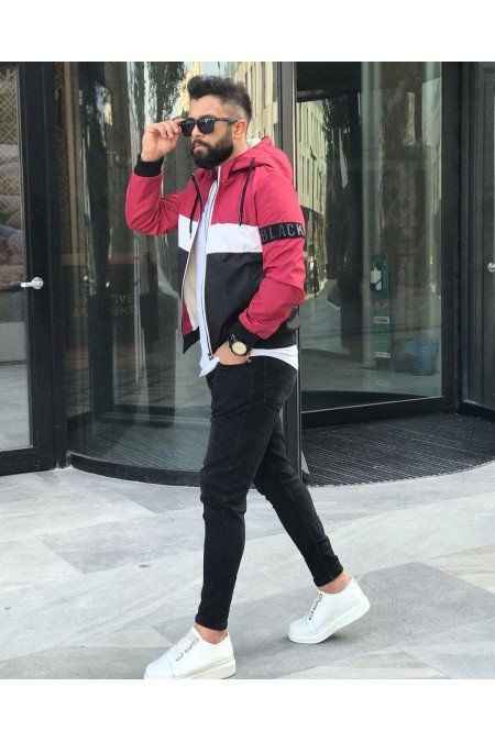 Kırmızı Erkek Mont Kırmızı Erkek Mont