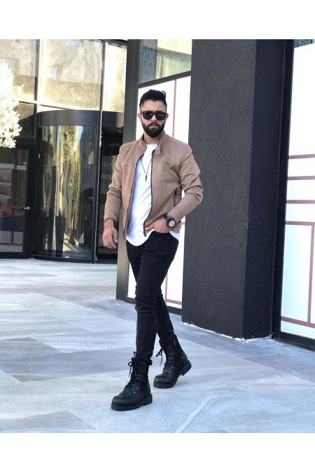 Vizon Erkek Mont Süet Vizon Erkek Mont Süet