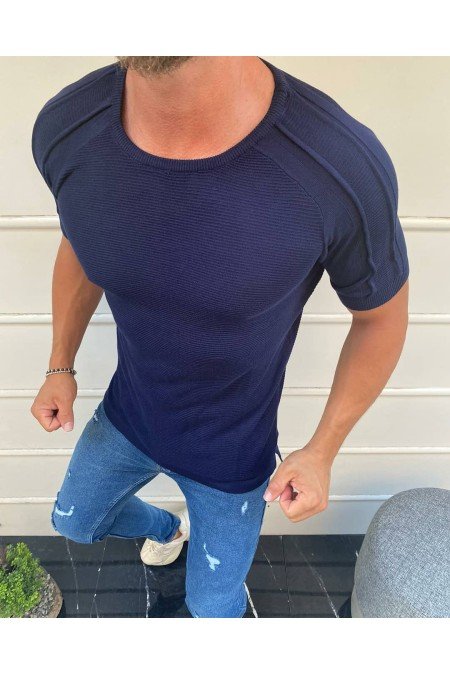 Lacivert Erkek Kazak