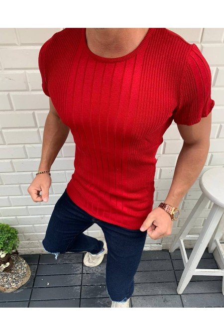 Kırmızı Erkek Kazak