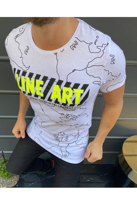 Beyaz Erkek T-Shırt