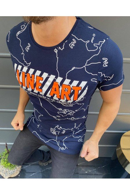 Lacivert Erkek T-Shırt