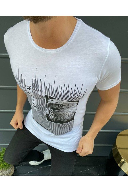 Beyaz Erkek T-Shırt