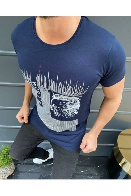Lacivert Erkek T-Shırt