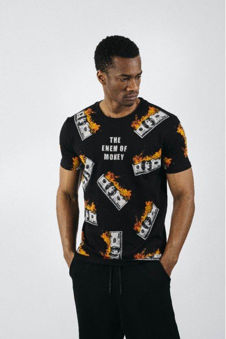 Siyah Erkek T-Shırt