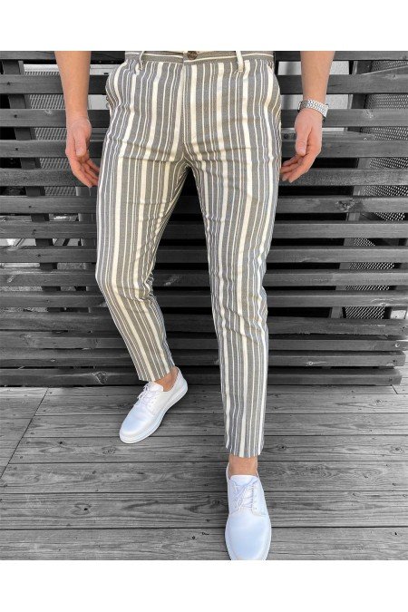 Çizgili Erkek Pantolon