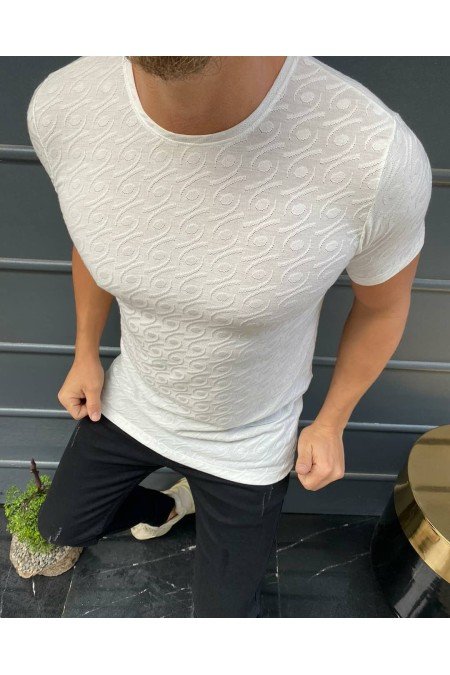 Beyaz Erkek T-Shırt