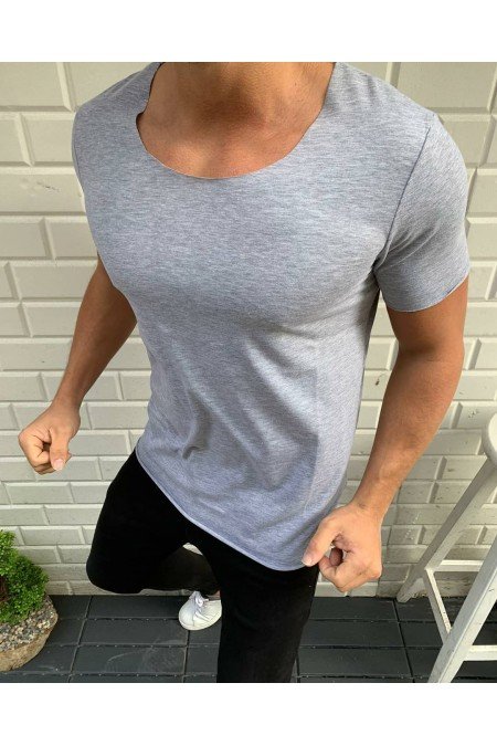 Gri Erkek T-Shırt