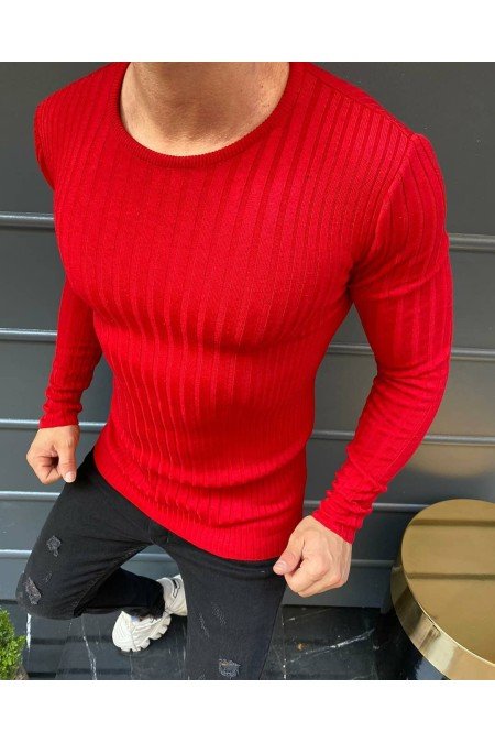 Kırmızı Erkek Kazak