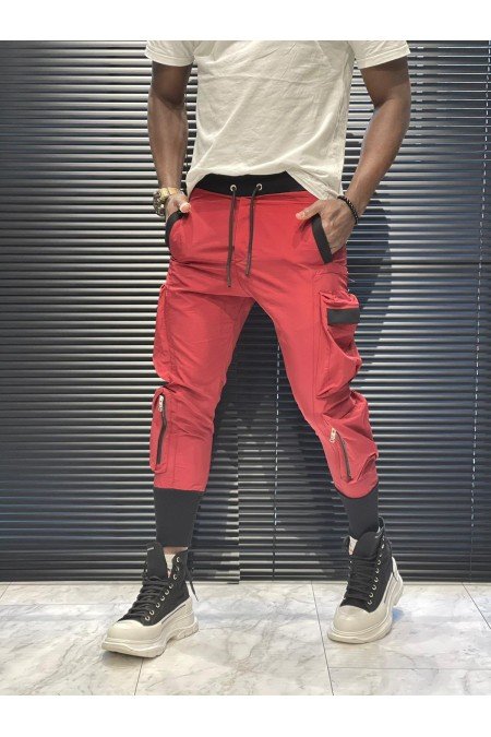 Kırmızı Erkek Pantolon