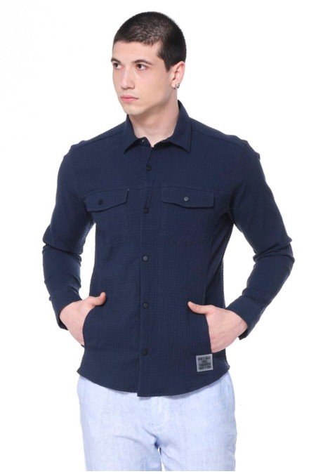 Lacivert Erkek Gömlek