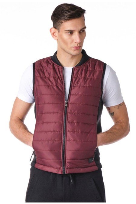 Bordo Erkek Yelek