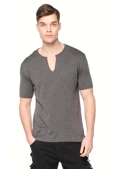 Antrasit Erkek T-Shırt
