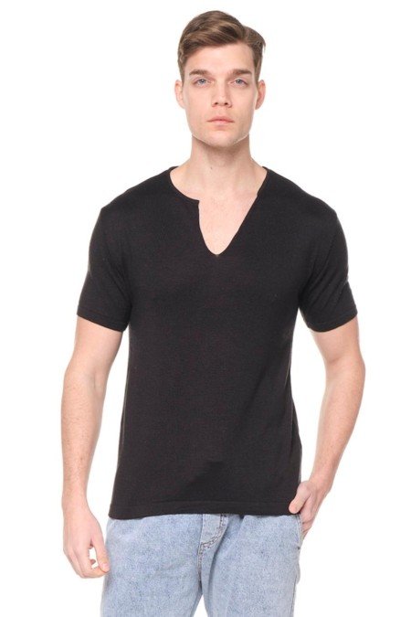 Siyah Erkek T-Shırt