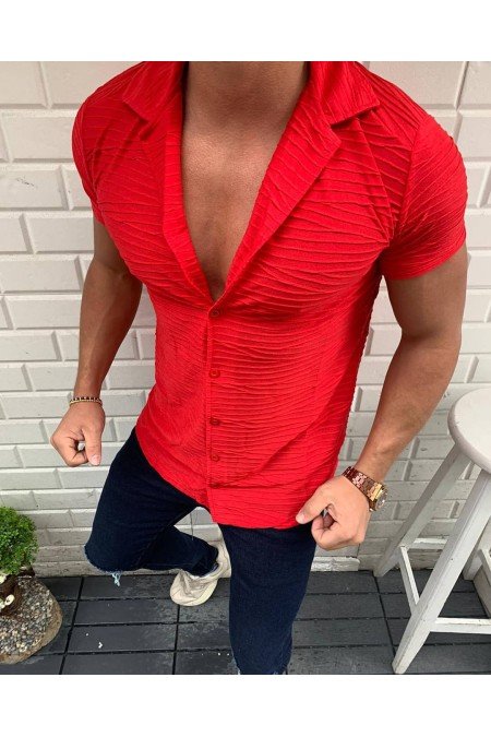 Kırmızı Erkek Gömlek