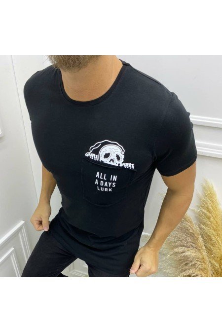 Siyah Erkek T-Shırt