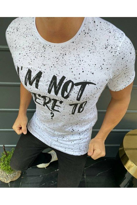 Beyaz Erkek T-Shırt