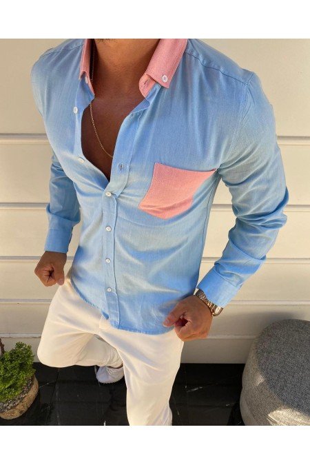 Bebe Mavi Erkek Gömlek