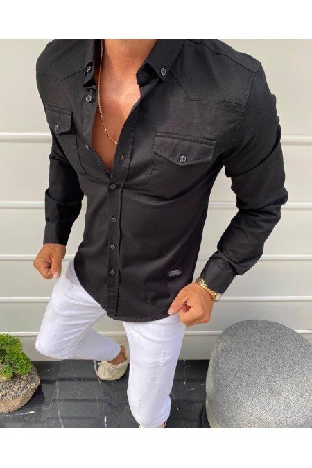 Siyah Erkek Gömlek