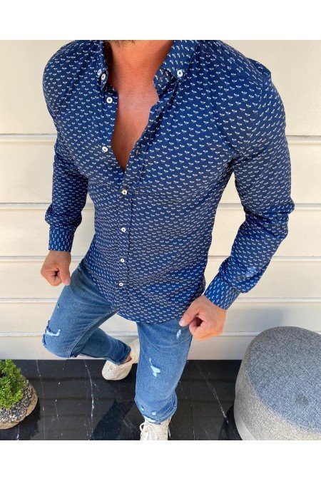 Lacivert Erkek Gömlek