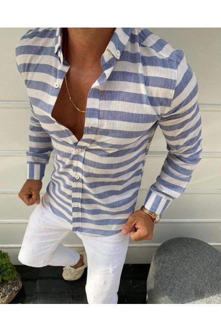Çizgili Erkek Gömlek