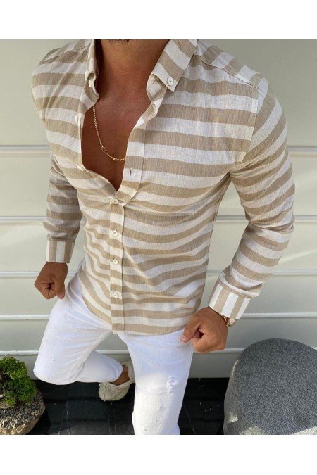 Çizgili Erkek Gömlek