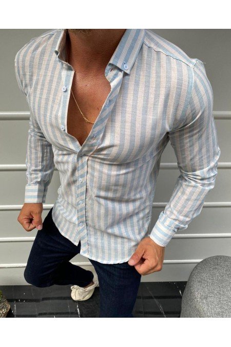 Çizgili Erkek Gömlek
