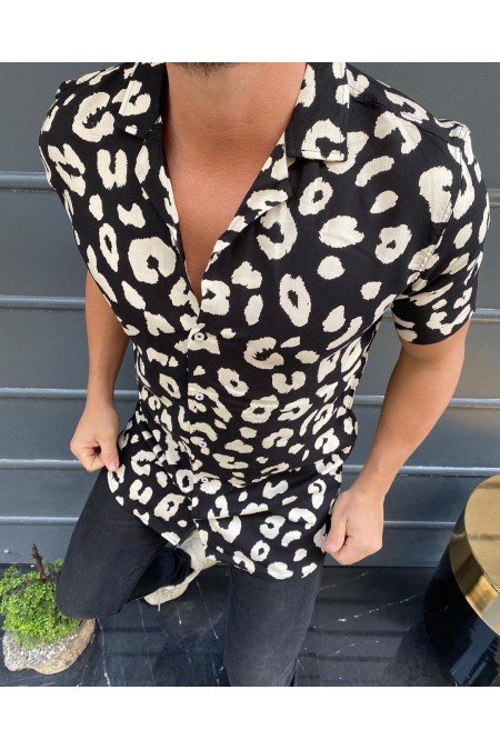 Leopar Erkek Gömlek