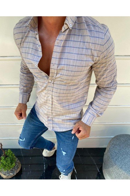 Çizgili Erkek Gömlek