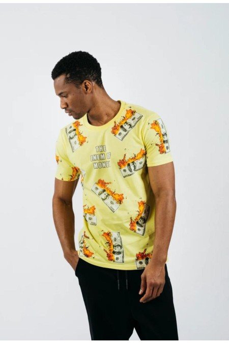 Sarı Erkek T-Shırt