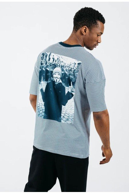 Çizgili Erkek T-Shırt