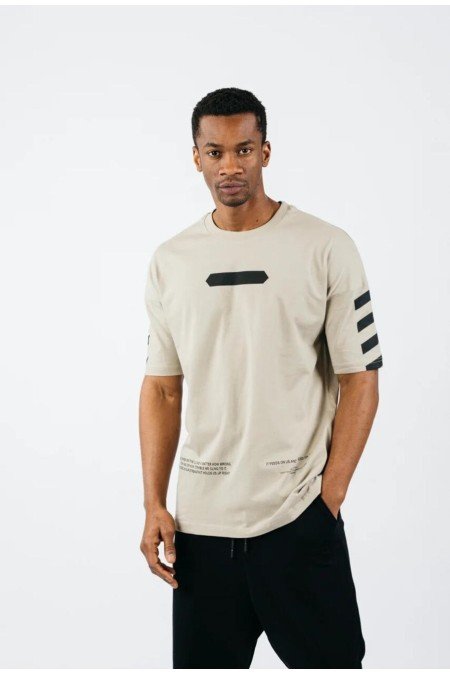 Bej Erkek T-Shırt