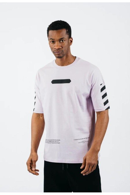 Lila Erkek T-Shırt