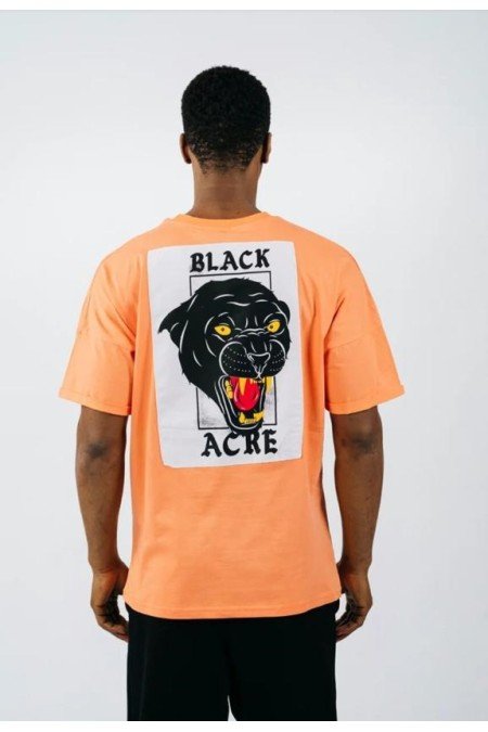 Turuncu Erkek T-Shırt Şifon Kumaş