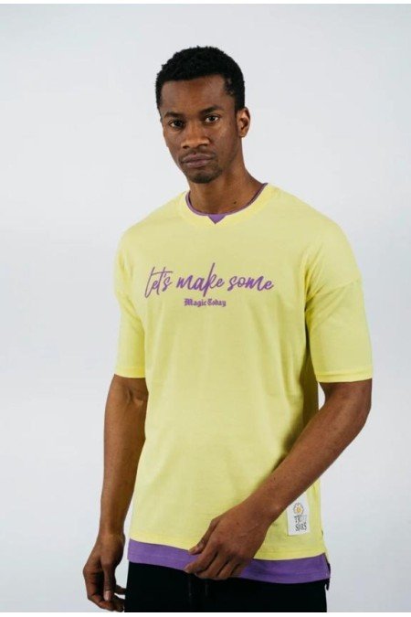 Sarı Erkek T-Shırt