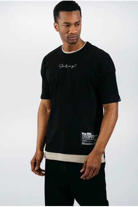 Siyah Beyaz Erkek T-Shırt