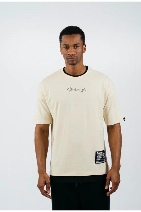 Ekru Erkek T-Shırt