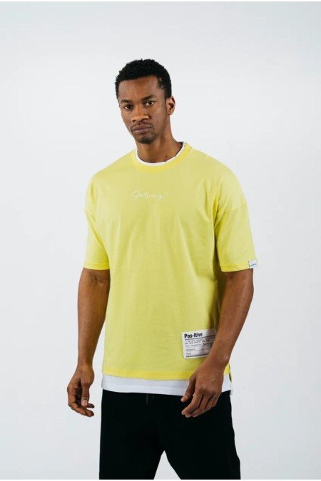 Sarı Erkek T-Shırt