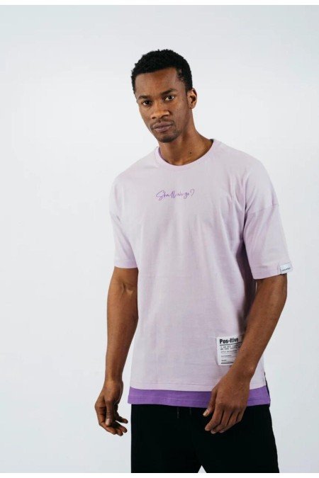 Lila Erkek T-Shırt