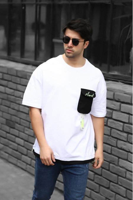Beyaz Erkek T-Shırt