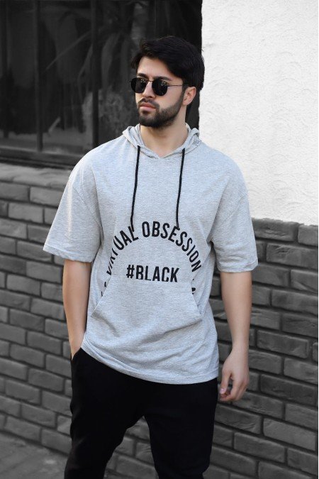 Gri Erkek T-Shırt