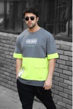 Gri Erkek T-Shırt Gri Erkek T-Shırt