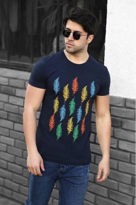 Lacivert Erkek T-Shırt