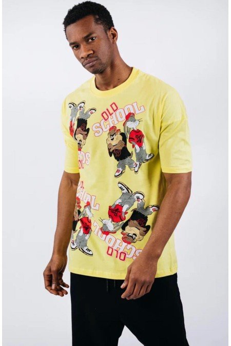 Sarı Erkek T-Shırt