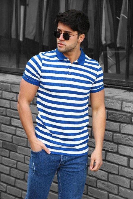 Çizgili Erkek T-Shırt