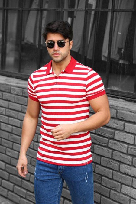 Çizgili Erkek T-Shırt