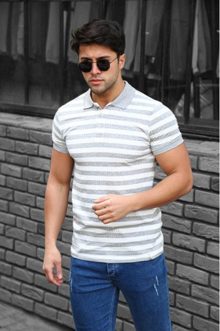 Çizgili Erkek T-Shırt