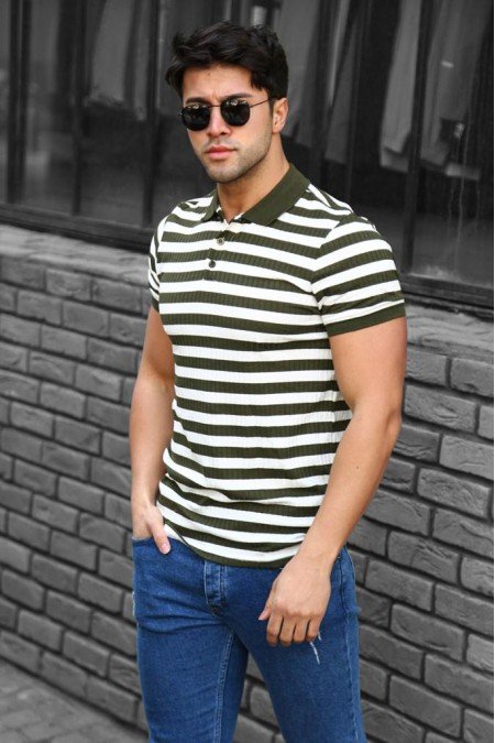Çizgili Erkek T-Shırt