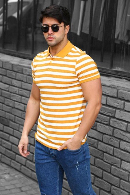Çizgili Erkek T-Shırt