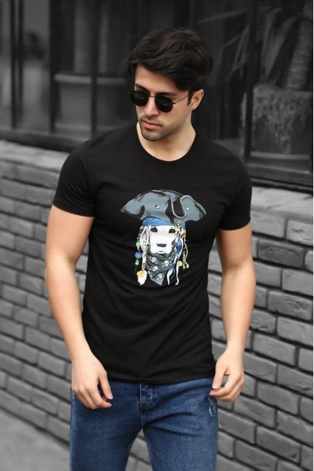 Siyah Erkek T-Shırt